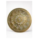 Moroccan Hand-Engraved Brass Tray