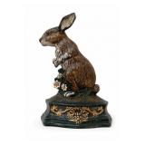 Cast Iron Rabbit Doorstop
