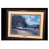W.A. Slaughter Blue Skies Signed Framed Artwork