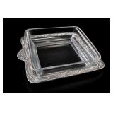 Princess House Fantasia Crystal Square Tray