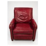 Hancock & Moore Burgundy Leather Recliner