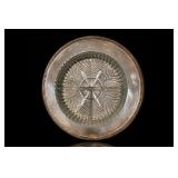 N A Rogers Mfg Co 4211 Divided Glass Relish Tray