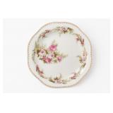 Nippon Hand Painted Floral 10-Inch Plate