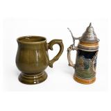 Gerz German Beer Stein & Ceramic Mug Set