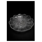 LE Smith Glass Dominion Clear Cake Stand