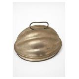 Vintage Tin Melon-Shaped Pudding Mold