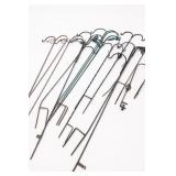 Assorted Shepherd's Hooks & Garden Stakes