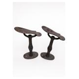 Pair of Cast Iron Cobbler's Shoe Anvils