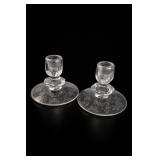 Duncan & Miller First Love Candlestick Pair