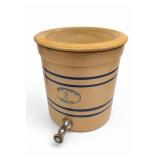 Marshall Pottery No. 2 Crock With Spigot