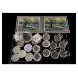 Glassware, Coasters & Texas Bluebonnet Mats