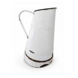 White Enamel Pitcher