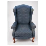 High-Back Upholstered Wingback Recliner