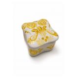 Signed Hand-Painted Floral Trinket Box