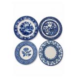 Royal Stafford & Churchill Blue Plate Set, 4