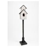 Decorative Birdhouse Garden Stake