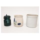 Marshall Pottery Hand Turned Jar And Two Others