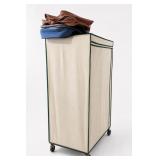 Rolling Fabric Storage Rack Cover With Casters