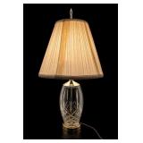 Classic Crystal Glass Table Lamp With Shade