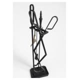 Wrought Iron Fireplace Tool Set With Stand