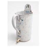 French Enamel Wall-Mount Irrigator 2 Litres