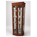 Lighted Curio Cabinet, 34 x 80 in