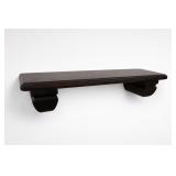 Vintage Art Deco Wood Wall Shelf