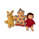 Vintage Cloth Doll Trio