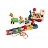 Play N Learn Train & Wooden Toy Lot