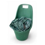 Green Plastic Wheeled Garden Cart