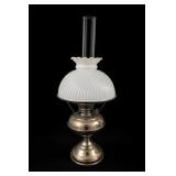 Rayo Oil Lamp With Milk Glass Shade