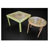 Brown Jordan Vintage Metal Side Tables Pair