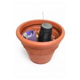 Terracotta Plant Pot With Decorative Band