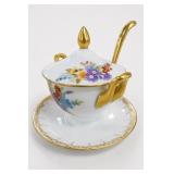 J&C Ovid Porcelain Sugar Bowl