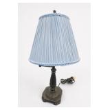 Neoclassical Table Lamp With Pleated Shade