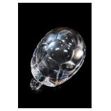 Hadeland Clear Crystal Turtle Figurine