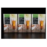 Canopy Crystal Pilsner Glasses Set of 4