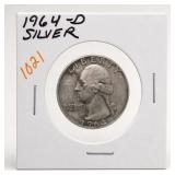 1964-D Washington Quarter, Silver