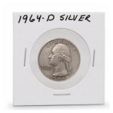 1964-D Washington Quarter, Silver