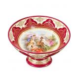 Imperial China Austria Scenic Pedestal Bowl