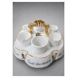 Porsgrunn Porselen Kone Pï¿½ Landet Egg Stand Set