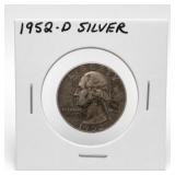 1952-D Washington Quarter, Silver
