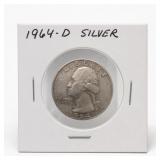 1964-D Washington Quarter, Silver