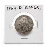 1964-D Washington Quarter, Silver