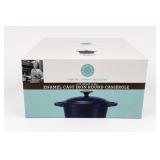 Martha Stewart 2.75 Qt Enamel Cast Iron Casserole