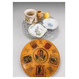Wooden German City Coat of Arms Plate
