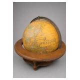 Butler Lighted World Globe With Wood Stand