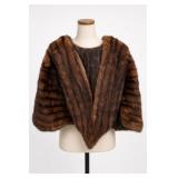 Vintage Mink Fur Capelet Wrap