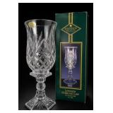 Shannon Lexington 24% Lead Crystal Hurricane Lamp