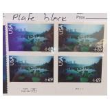2007 69Â¢ U.S. #C142 Okefenokee Swamp Plate Block